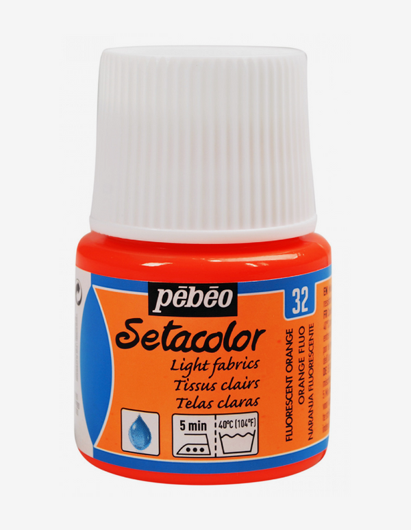 Pébéo Setacolor 45ml ORANGE FLUO