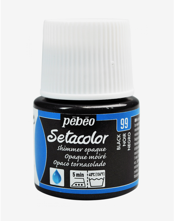 Pebeo Setacolor 45ml NOIR DE JAIS