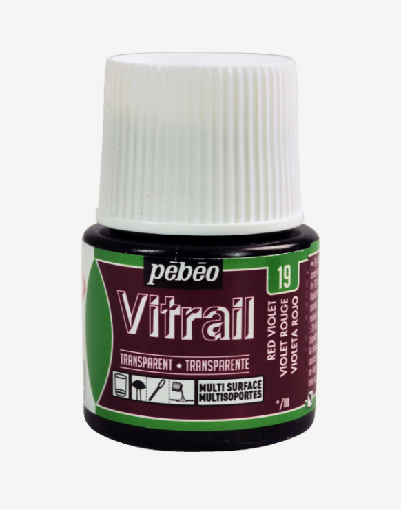 Pébéo Vitrail 45ml VIOLET ROUGE (transparent)