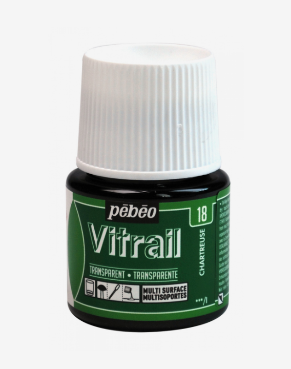 Pebeo Vitrail 45ml CHARTREUSE (transparent)