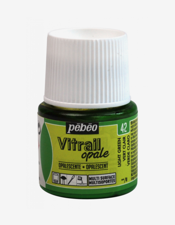 Pebeo Vitrail 45ml Vert Clair (opalescent)