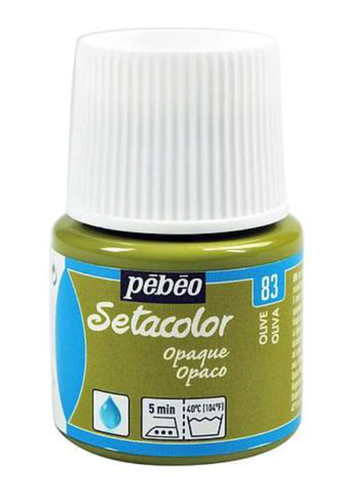 Pebeo Setacolor - OLIVE opaque