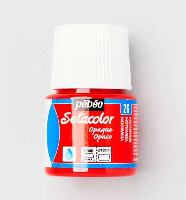 Pebeo Setacolor 45ml VERMILLON