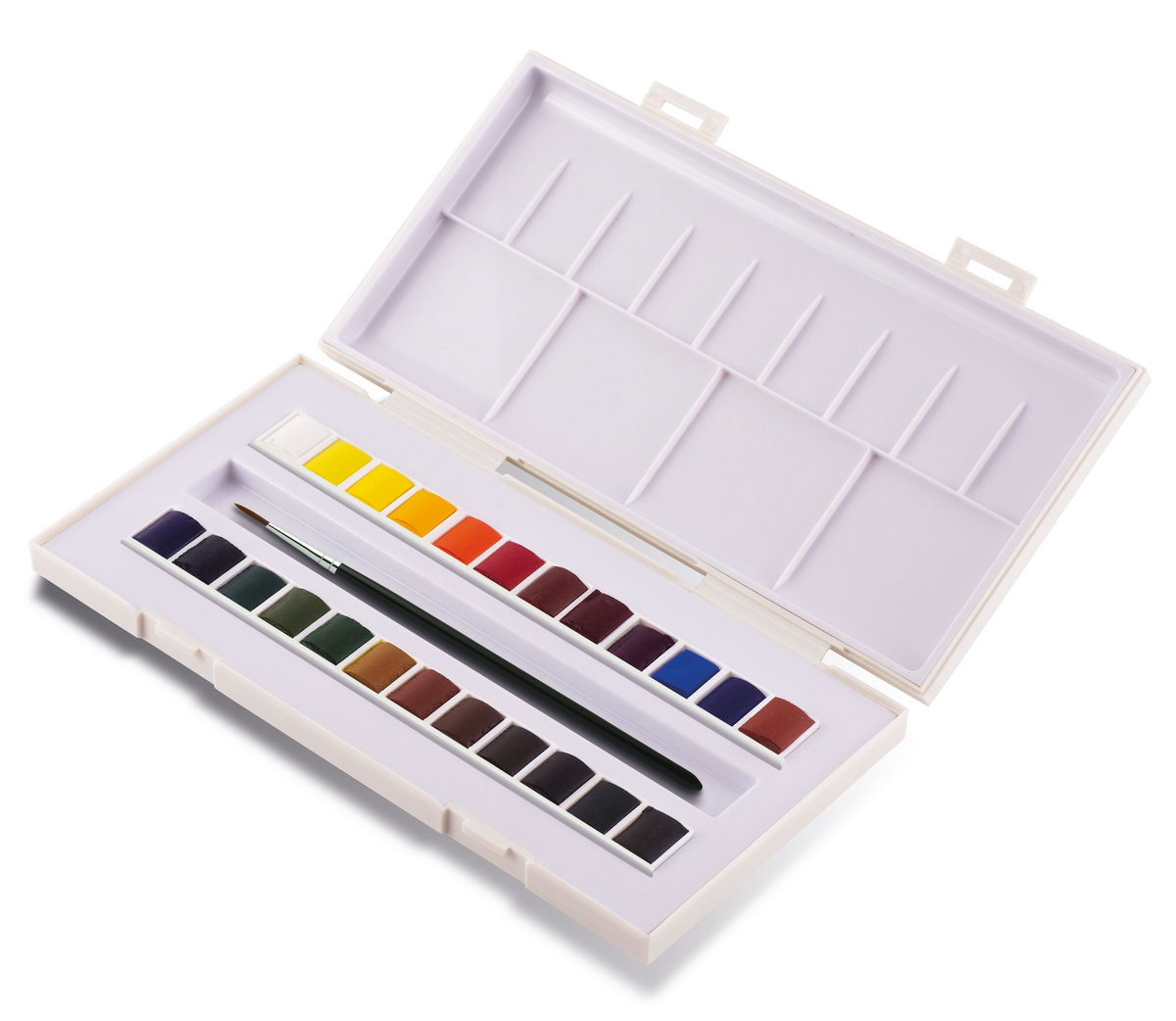 Boite de Voyage LA PETITE AQUARELLE 24 demi-godets