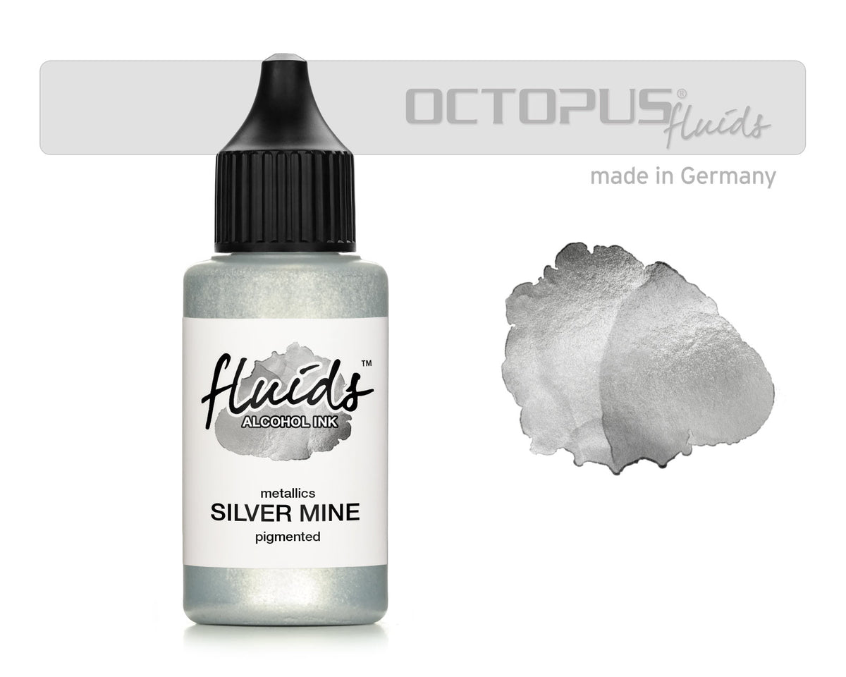 Encre à Alcool METALLICS SILVER MINE 30ml