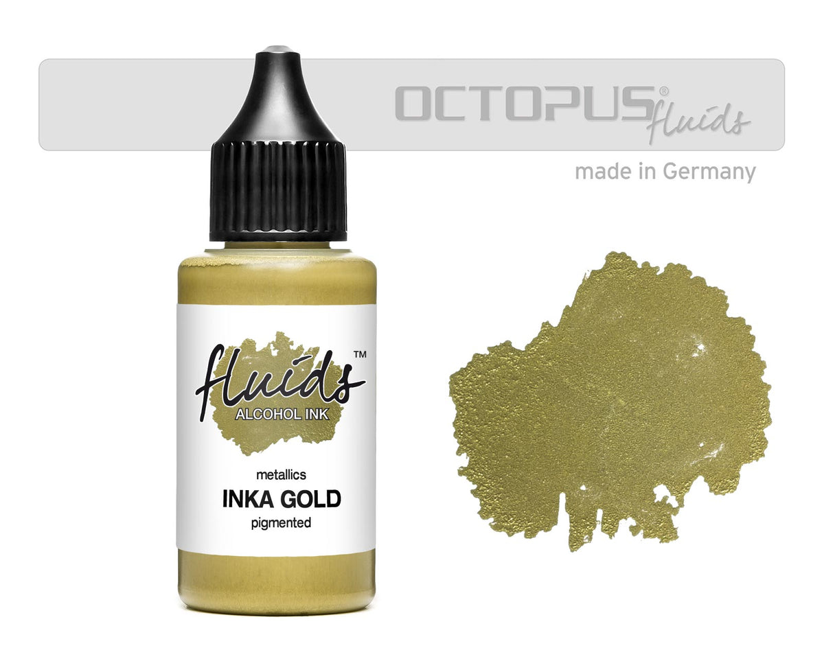 Encre à Alcool METALLICS INKA GOLD 30ml