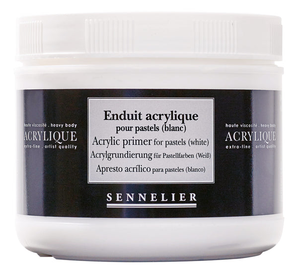 ENDUIT ACRYLIQUE POUR PASTELS (BLANC)