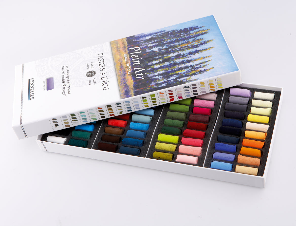 Etui Pastel à l'Ecu PLEIN AIR - 80 demi pastels by sennelier