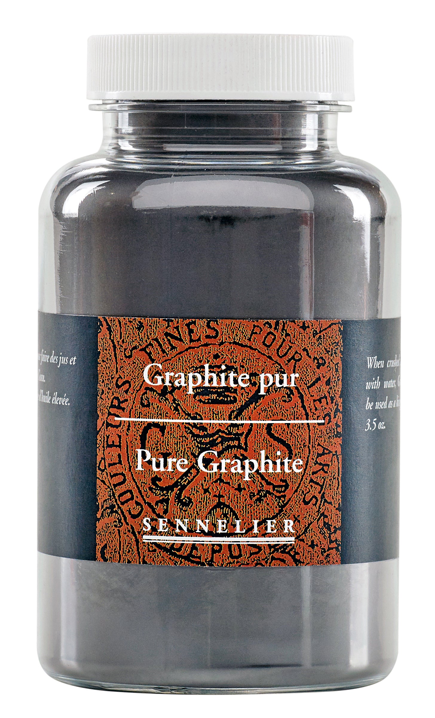 Pigment pour création de peinture - pot 100 g - graphite pur en