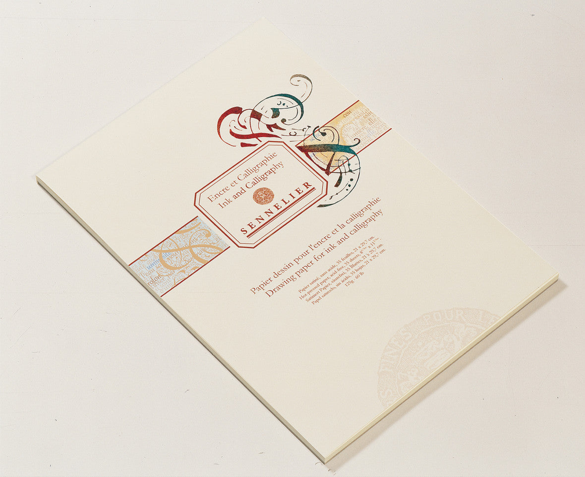 Bloc CALLIGRAPHIE 21 x 29,7 cm (A4) 35 feuilles 125gsm